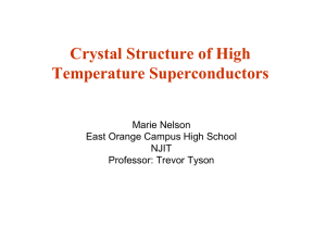 Crystal Structure of High Temperature Superconductors