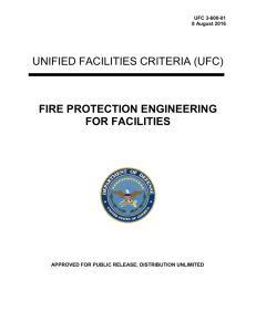 UFC 3-600-01 Fire Protection Engineering for Facilities