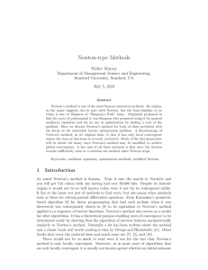 Newton-type Methods - Stanford University