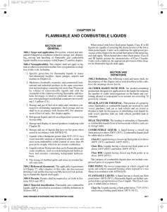 flammable and combustible liquids