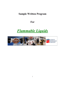 Flammable Liquids - Patriot Insurance
