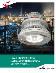 Hazard•Gard EVLL Series Explosionproof LED Luminaires