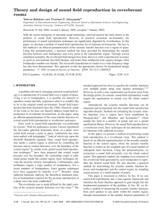 Theory and design of sound field reproduction in reverberant rooms