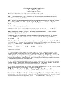 +(XC-XL) ] XC=1/ωC XL=ωL V=IX Id=ε0dΦE/dt ΦE