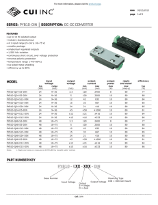 PYB10-DIN Datasheet - DC