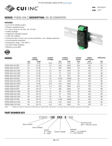 PYB20-DIN Datasheet - DC