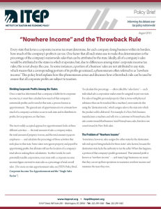 “Nowhere Income” and the Throwback Rule