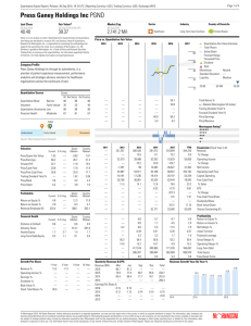 Press Ganey Holdings Inc PGND