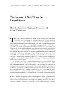 The Impact of NAFTA on the United States