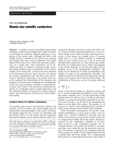 Atomic-size metallic conductors | SpringerLink