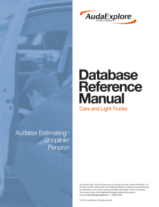 Database Reference Manual