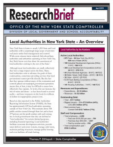 Local Authorities in New York State