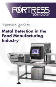 Metal Detection in the Food Manufacturing Industry