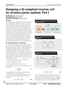 Designing a Qi-compliant receiver coil for wireless power systems