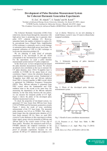 Development of Pulse Duration Measurement System for Coherent