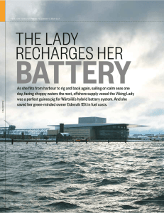 the lady recharges her battery