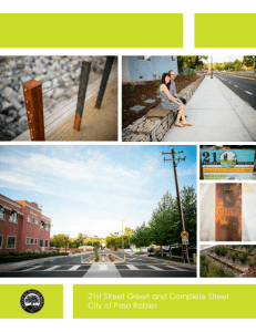 21st Street Green and Complete Street City of Paso Robles