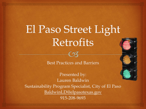 El Paso Street Light Retrofits
