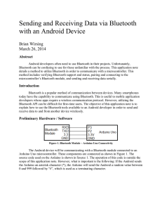 Sending and Receiving Data via Bluetooth with an Android Device