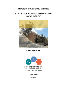 Statistics-Computer Building HVAC Study