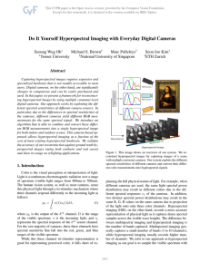 Do It Yourself Hyperspectral Imaging With Everyday Digital Cameras