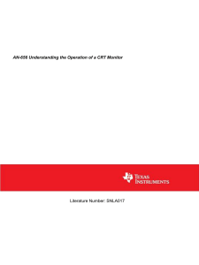 AN-656 Understanding the Operation of a CRT