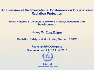 An Overview-The IAEA Occupational Radiation Protection