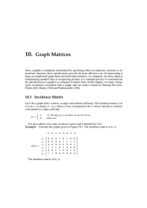 10. Graph Matrices
