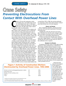 Crane Safety Preventing Electrocutions From Contact With