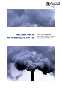 Health effects of particulate matter final (Eng) - WHO/Europe