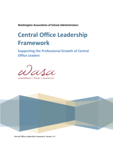 Central Office Leadership Framework