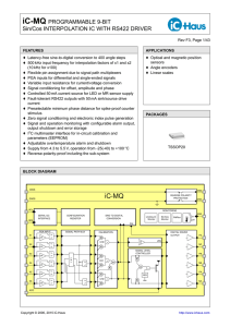 iC-MQ Datasheet - iC-Haus