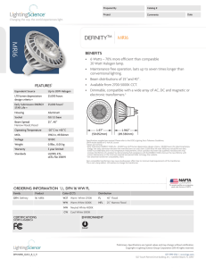 Lighting Science MR16 Definity LED Lamps