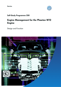 Engine Management for the Phaeton W12 Engine