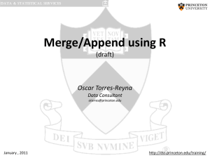 Merge/Append using R - Princeton University