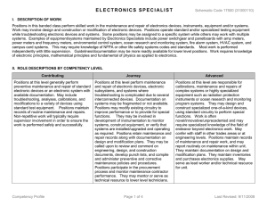 electronics specialist