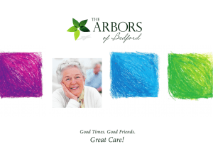 Great Care! - The Arbors of Bedford