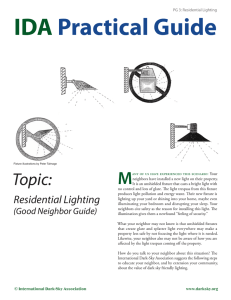 Residential Lighting IDA Practical Guide