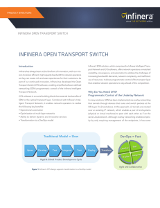 Infinera Open Transport Switch Product Brochure
