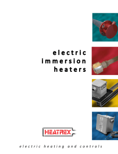 electric immersion heaters