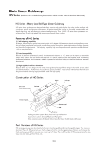 HIWIN HG Series - TEA Machine Components Inc