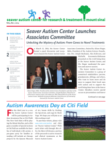 Seaver Autism Center Launches Associates Committee Autism