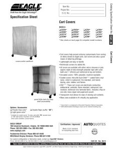 Cart Covers Specification Sheet