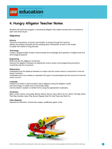 4. Hungry Alligator Teacher Notes