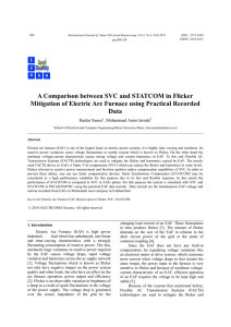 A Comparison between SVC and STATCOM in Flicker Mitigation of