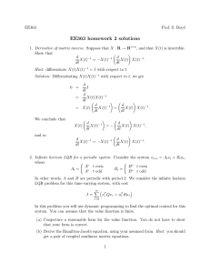 EE363 homework 2 solutions