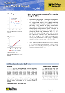 16 May 2016 Quite large current account deficit