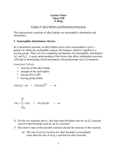 Chem 51B Chapter 8 Notes