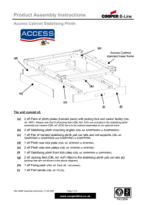 Product Assembly Instructions