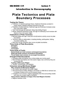 Plate Tectonics - Cornell Geological Sciences